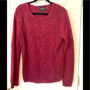 Red Sweater with detail